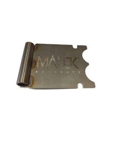 Szpachelka nierdzewna do czyszczenia wałków prasy do gładzi