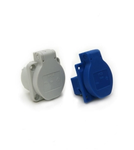 Gniazdo tablicowe 16A 230V szare