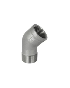 Kolanko nr 7 45 stopni 1/2" gz.gw. stal nierdzewna