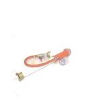 Lanca długa Małek (100cm) ze złaczem GEKA z końcówką plastikową 30 stopni z dyszą różową fi 12 Małek oryginał 